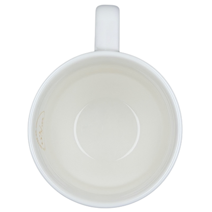 Starbucks Artisan Series vintage mug with a smooth white interior and classic design