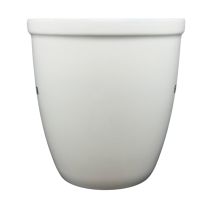 Starbucks Barista Abbey ESTD 1971 Mug 2001 in simple white ceramic design with no decorations