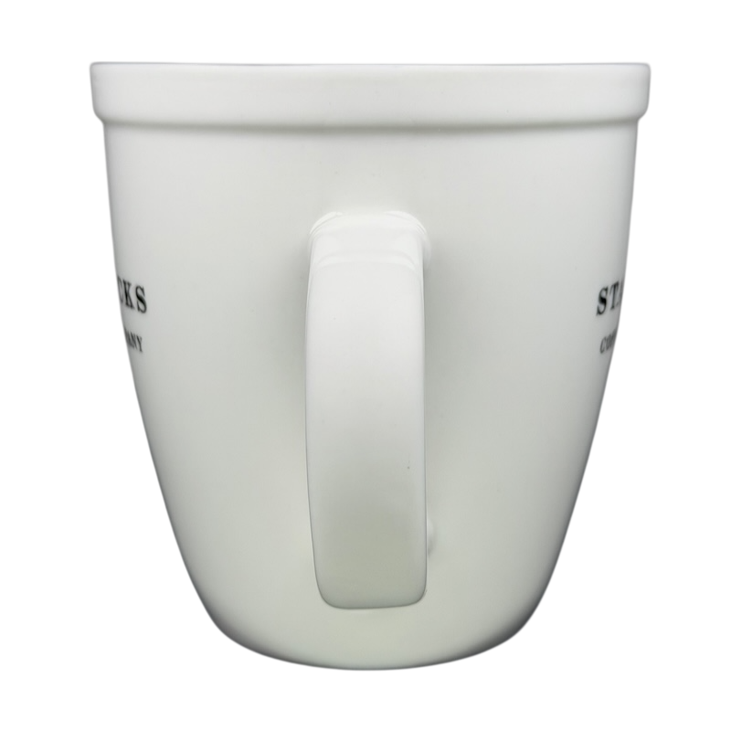 Starbucks Barista Abbey ESTD 1971 Mug 2007 in white with a classic design for coffee lovers