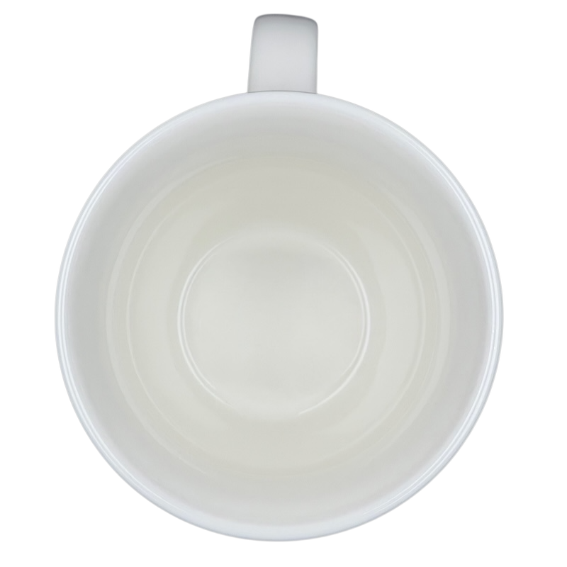 Starbucks Barista Abbey ESTD 1971 Mug 2007 with a smooth white interior, perfect for your favorite beverages