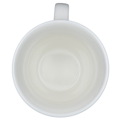 Starbucks Barista Abbey ESTD 1971 Mug 2007 with a smooth white interior, perfect for your favorite beverages