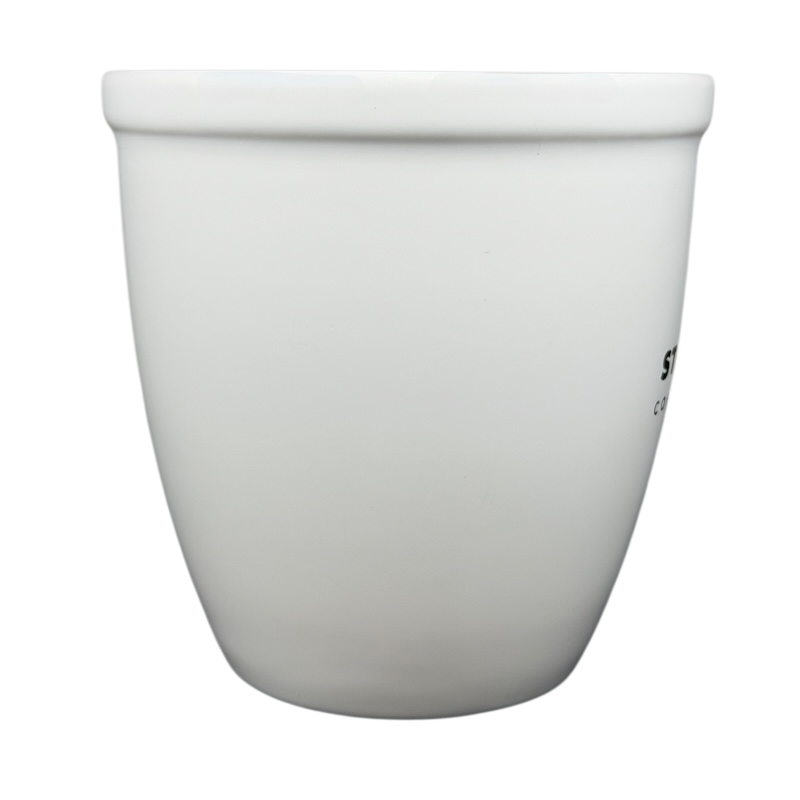 Starbucks Barista Abbey ESTD 1971 Mug 2016 in classic white ceramic with modern design