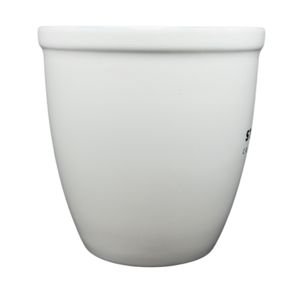 Starbucks Barista Abbey ESTD 1971 Mug 2016 in classic white ceramic with modern design