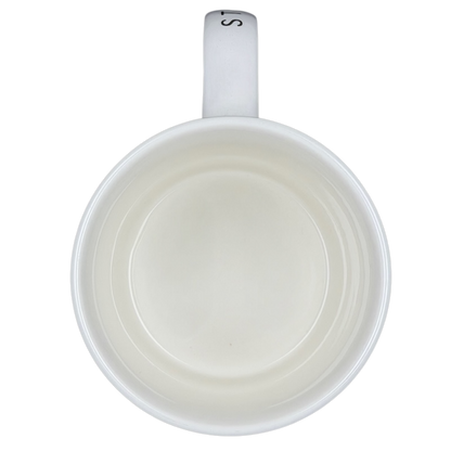 Inside view of the Starbucks Barista City Scenes San Diego Mug featuring a clean white design