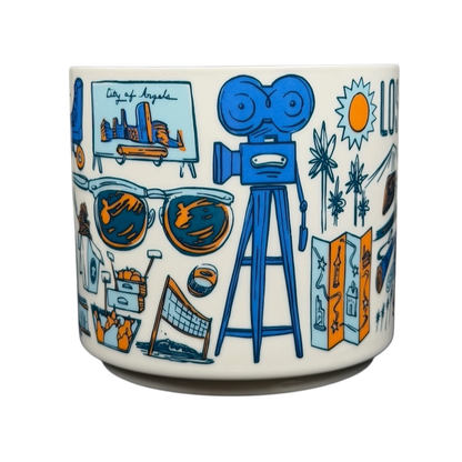 Been There Series Los Angeles Mug Starbucks featuring iconic city illustrations and vibrant designs