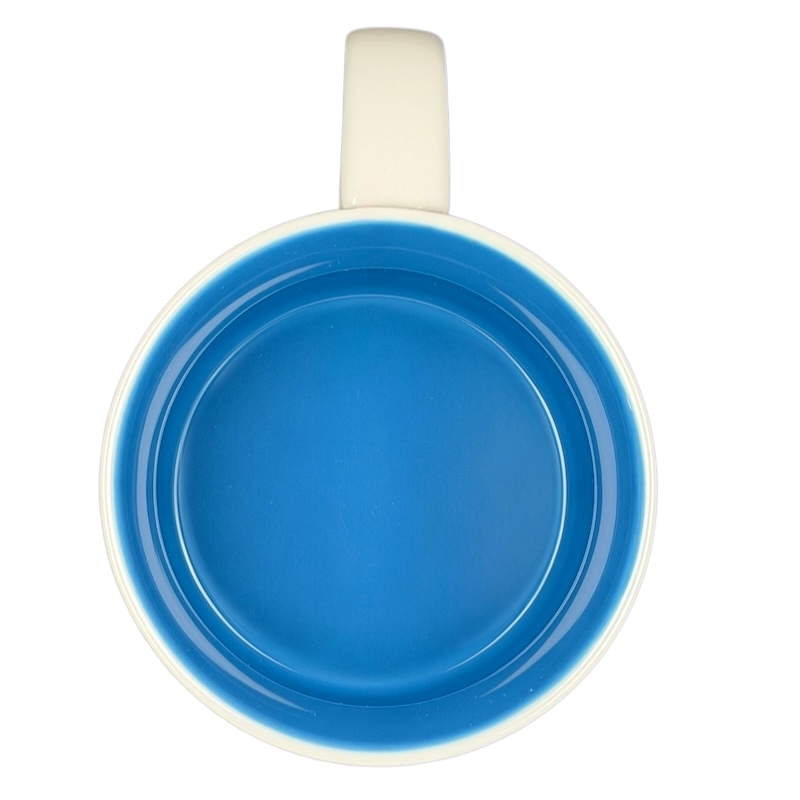 Interior view of the Been There Series Los Angeles Mug Starbucks featuring a blue interior color
