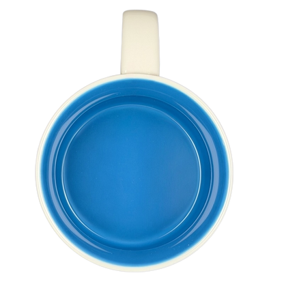 Interior view of the Been There Series Los Angeles Mug Starbucks featuring a blue interior color