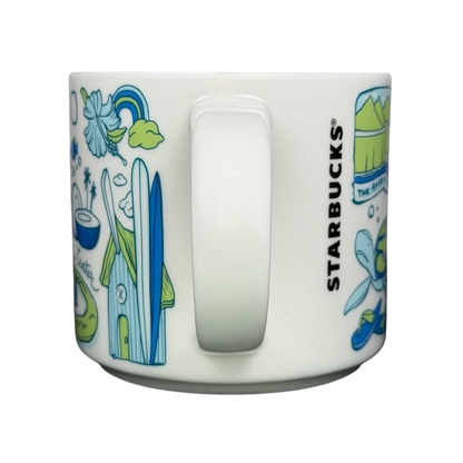 Been There Series Maui Mug Starbucks featuring colorful tropical designs and iconic landmarks