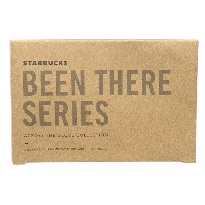 Starbucks Been There Series Montana mug packaging box with across the globe collection branding