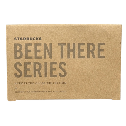 Starbucks Been There Series Montana mug packaging box with across the globe collection branding