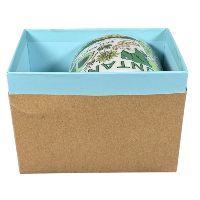 Starbucks Been There Series Montana mug partially visible inside blue and brown gift box packaging
