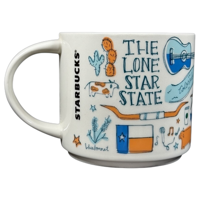 Starbucks Been There Series mug Texas featuring The Lone Star State designs and symbols