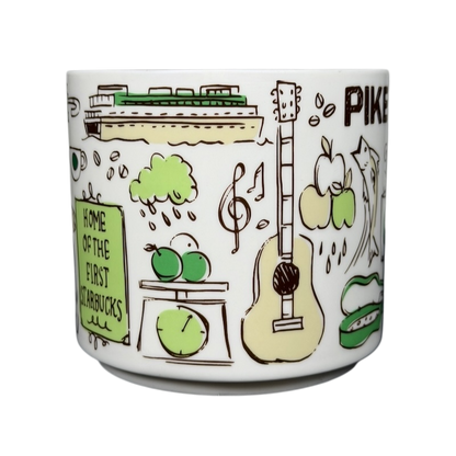 Been There Series Pike Place Mug Starbucks featuring iconic Seattle landmarks and designs