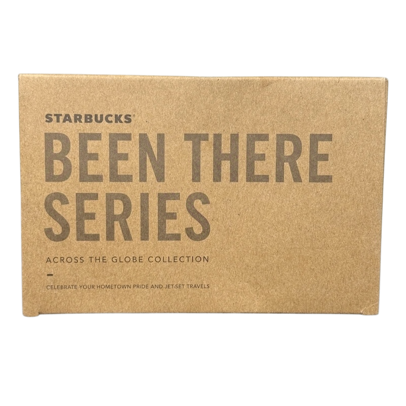 Starbucks Been There Series Rhode Island mug packaging box with Across the Globe Collection text