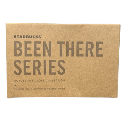 Starbucks Been There Series Rhode Island mug packaging box with Across the Globe Collection text