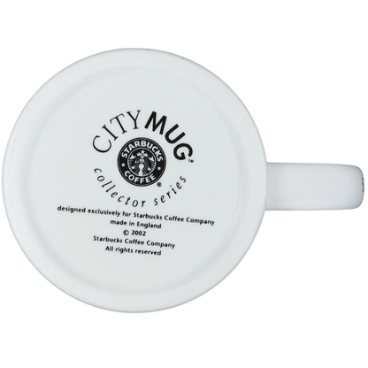 Bottom view of Starbucks City Mug Collector Series London showing logo and design details