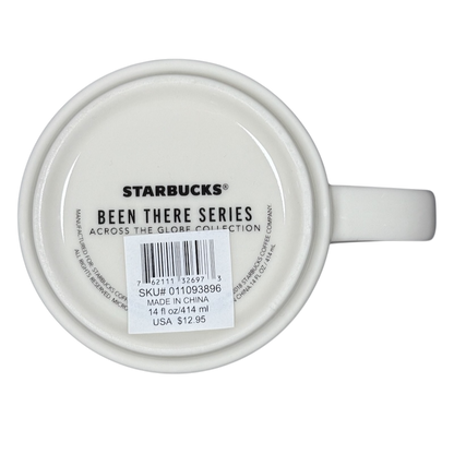 Bottom view of Starbucks Delaware Been There mug showing brand and series details