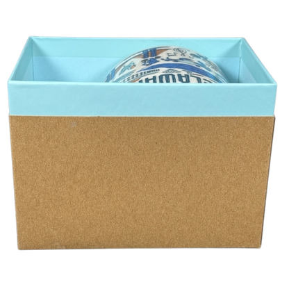 Starbucks Delaware Been There mug partially visible inside blue and brown gift box