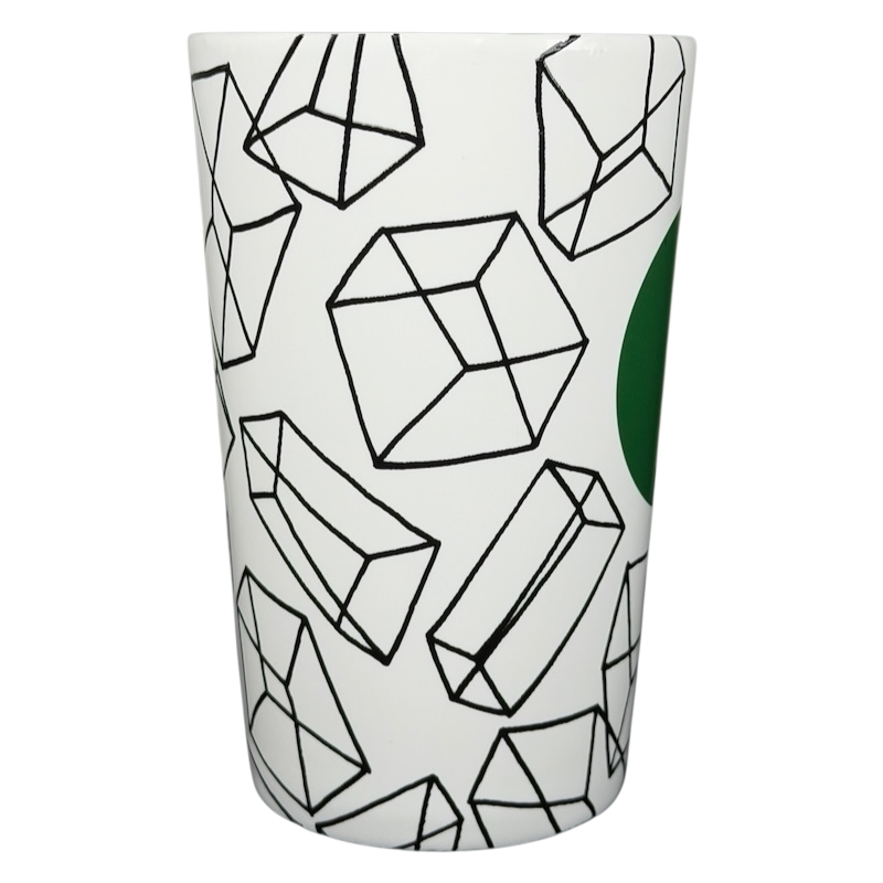 Starbucks Dot Collection geometric shapes mug 16oz featuring a modern design with geometric patterns
