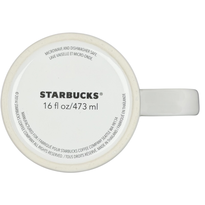 Starbucks Dot Collection Monocle Man mug with a sleek design, perfect for coffee lovers