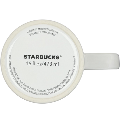 Starbucks Dot Collection Monocle Man mug with a sleek design, perfect for coffee lovers