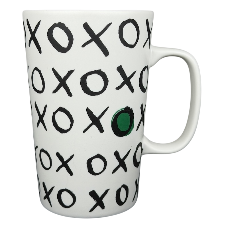 Starbucks Dot collection Starbucks XOXO collectible mug with bold black and green designs