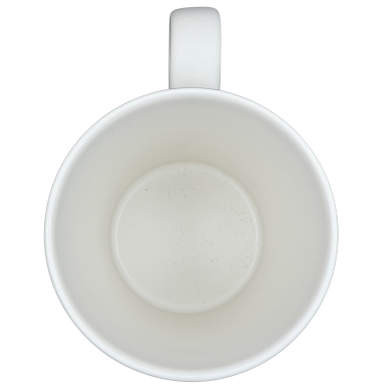 Inside view of the Dot collection Starbucks XOXO collectible mug showcasing its smooth finish