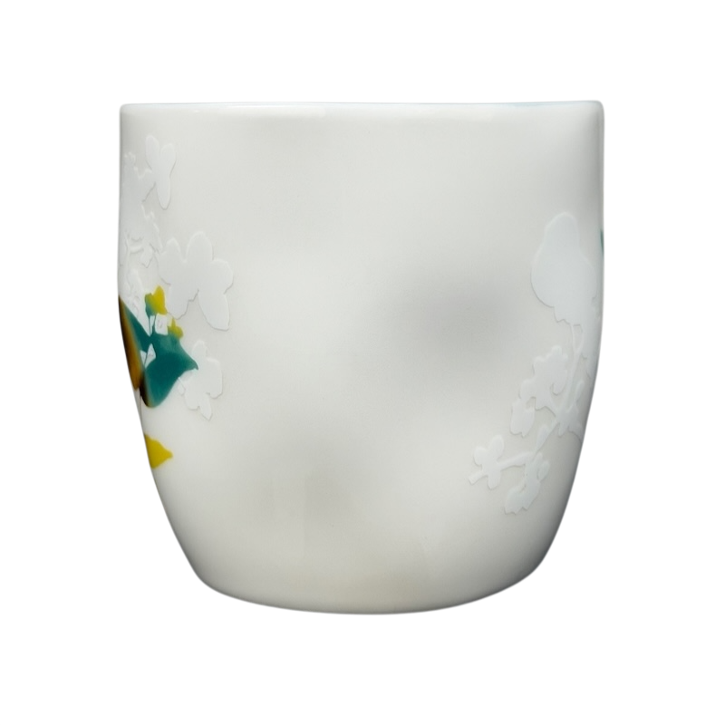 Starbucks Floral Watercolor Mug Starbucks featuring a delicate floral design on a white background