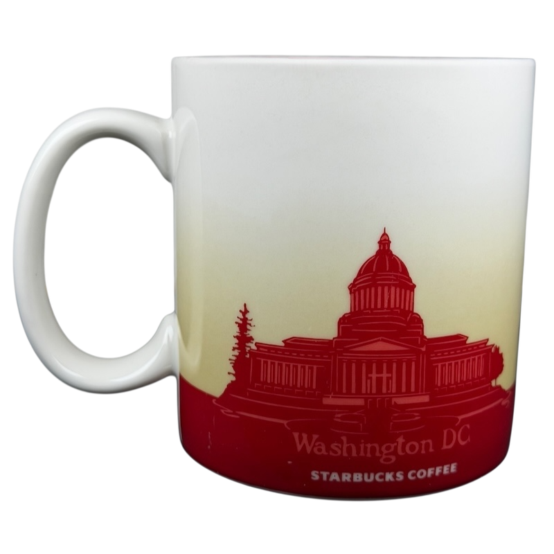 Global Icon Collector Series Washington DC Starbucks mug featuring the iconic Capitol building design