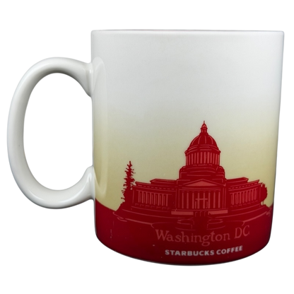 Global Icon Collector Series Washington DC Starbucks mug featuring the iconic Capitol building design