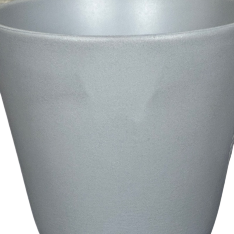 Grande Matte Gray Siren Collectible Mug Starbucks with a sleek surface and minimalist design
