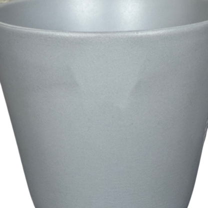 Grande Matte Gray Siren Collectible Mug Starbucks with a sleek surface and minimalist design