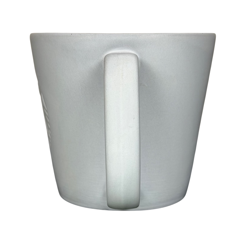 Grande Matte Gray Siren Collectible Mug Starbucks with a sleek design and a comfortable handle