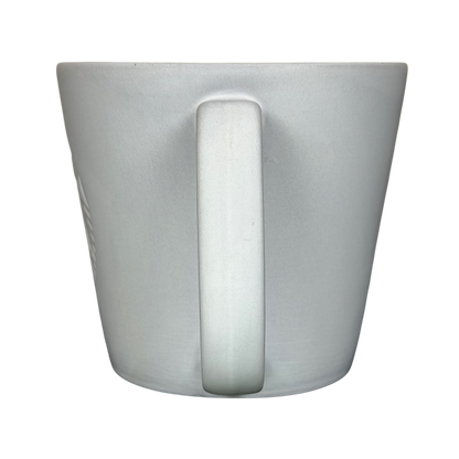 Grande Matte Gray Siren Collectible Mug Starbucks with a sleek design and a comfortable handle