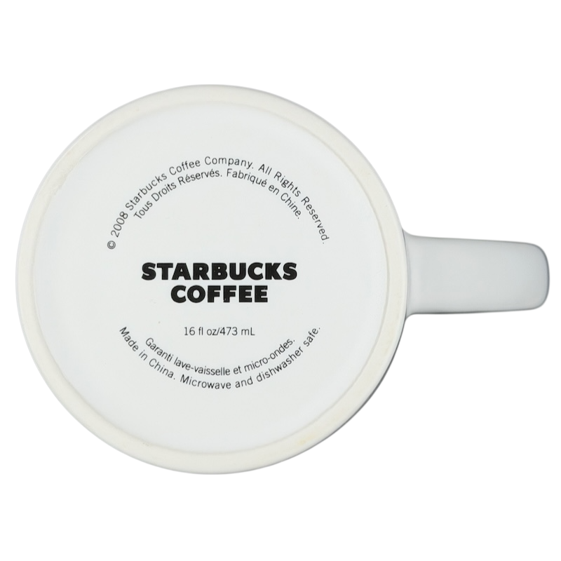 Starbucks Grande Siren First Logo vintage tall mug with a classic design and white ceramic finish