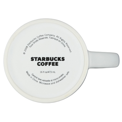 Starbucks Grande Siren First Logo vintage tall mug with a classic design and white ceramic finish