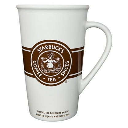 Starbucks Grande Siren First Logo vintage tall mug featuring classic design and sturdy handle