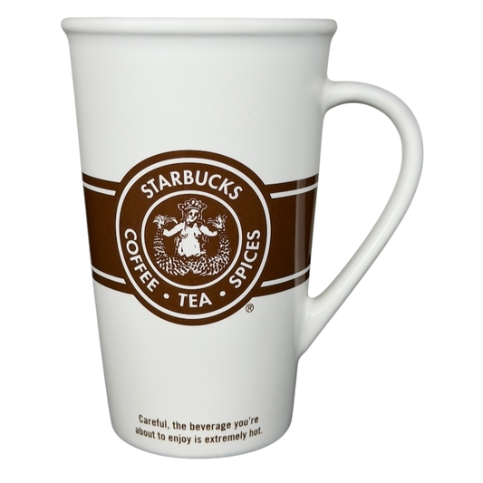 Starbucks Grande Siren First Logo vintage tall mug featuring classic design and sturdy handle