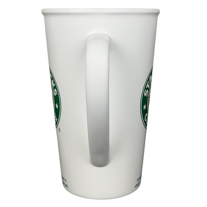 Starbucks grande siren vintage mug with a classic white finish and green logo