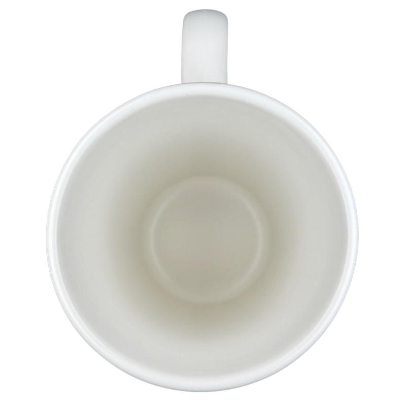 Inside view of the Starbucks grande siren vintage mug showcasing a smooth, minimalist design