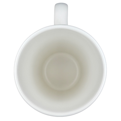 Inside view of the Starbucks grande siren vintage mug showcasing a smooth, minimalist design