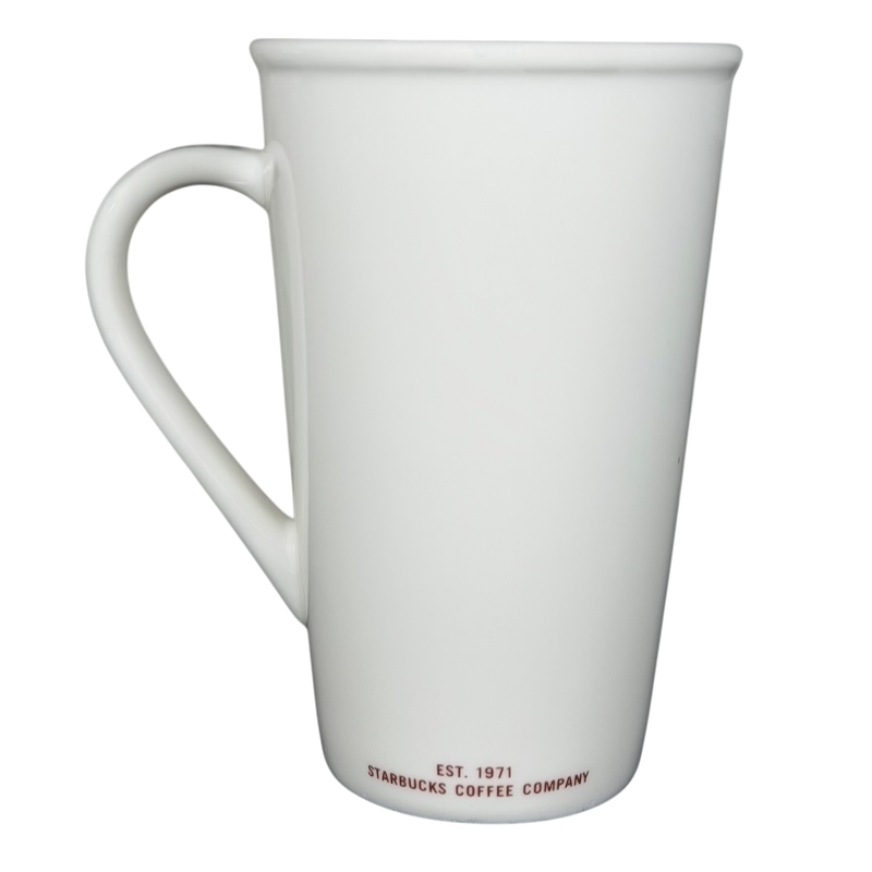 Starbucks grande vintage mug in white with EST. 1971 Starbucks Coffee Company printed on the side