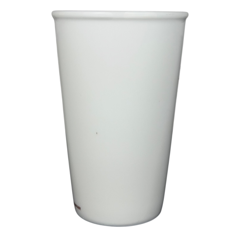 White Starbucks grande vintage mug with a simple and elegant design for coffee lovers