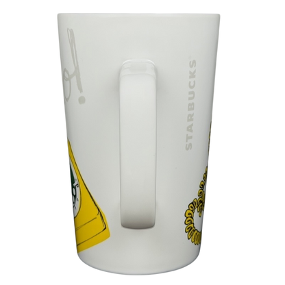 Starbucks Hello Telephone collectible mug featuring colorful graphics and unique design