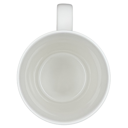 Inside view of the Starbucks Hello Telephone collectible mug showcasing a smooth ceramic finish