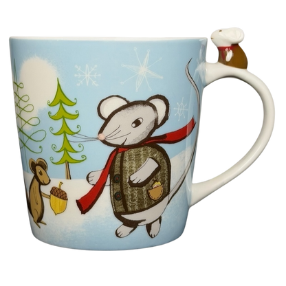 Starbucks Huxley the Mouse mug featuring festive designs and a playful mouse handle