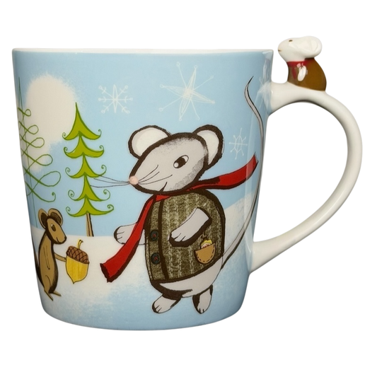 Starbucks Huxley the Mouse mug featuring festive designs and a playful mouse handle