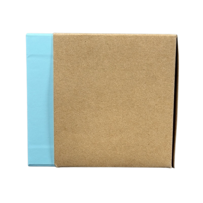 Closed cardboard box packaging for Illinois Starbucks Been There mug with light blue interior