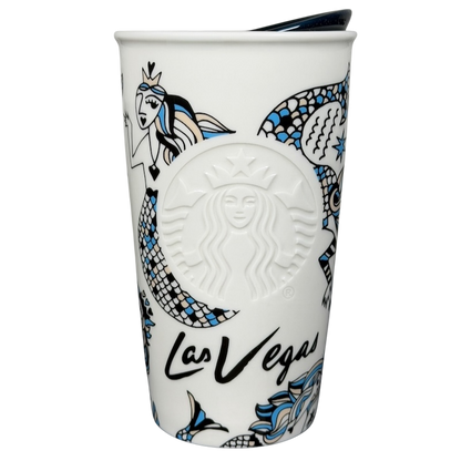 Starbucks Las Vegas collectible tumbler featuring artistic designs and vibrant colors