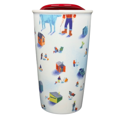 Local Collection Minnesota Tumbler Starbucks with colorful illustrations of outdoor scenes and activities